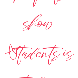 the facts show students is tops quote SVG PNG design with hand-drawn style, an uplifting message