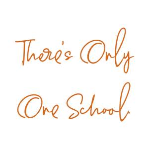 there's only one school quote SVG PNG design with hand-drawn style, an uplifting message
