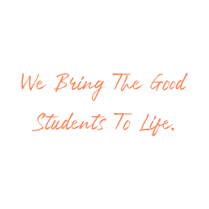 we bring the good students to life quote SVG PNG design with an uplifting message