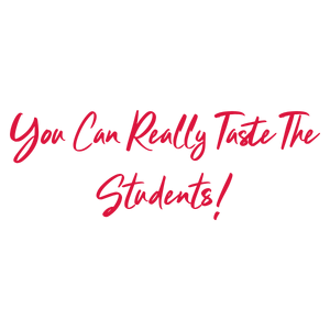 you can really taste the students quote SVG PNG design with bold lettering