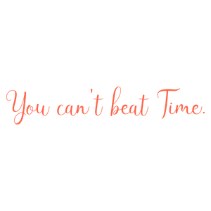 you can't beat time quote SVG PNG design with bold lettering