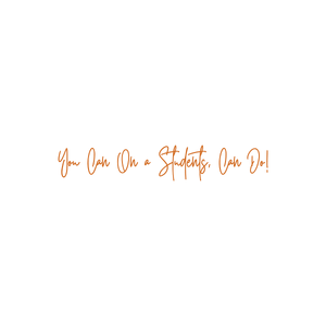 you can on a students do quote SVG PNG design with an uplifting message