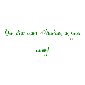 you don't want students as your enemy quote SVG PNG design