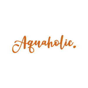 aquaholic quote SVG PNG design