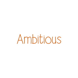 ambitious84 quote SVG PNG design with bold lettering, an uplifting message