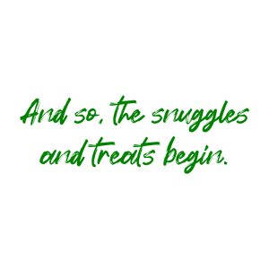 and so the snuggles treats begin30 quote SVG PNG design