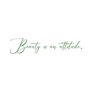 beauty is an attitude251 quote SVG PNG design with an uplifting message