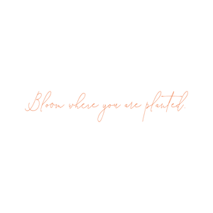 bloom where you are planted415 quote SVG PNG design
