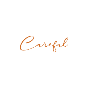 careful quote SVG PNG design with bold lettering