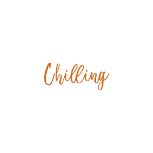 chilling quote SVG PNG design with bold lettering