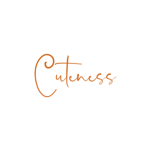cuteness quote SVG PNG design with bold lettering