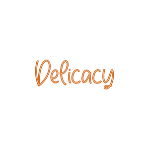 delicacy quote SVG PNG design with hand-drawn style, bold lettering