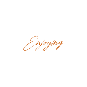 enjoying quote SVG PNG design with bold lettering, an uplifting message