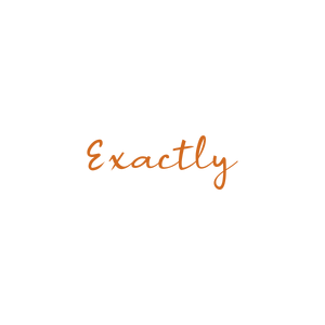 exactly quote SVG PNG design with bold lettering, an uplifting message