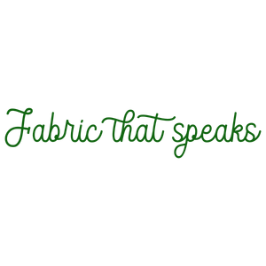 fabric that speaks496 quote SVG PNG design with bold lettering