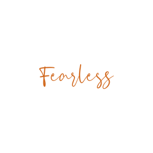 fearless96 quote SVG PNG design with bold lettering, an uplifting message