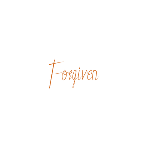 forgiven166 quote SVG PNG design with bold lettering