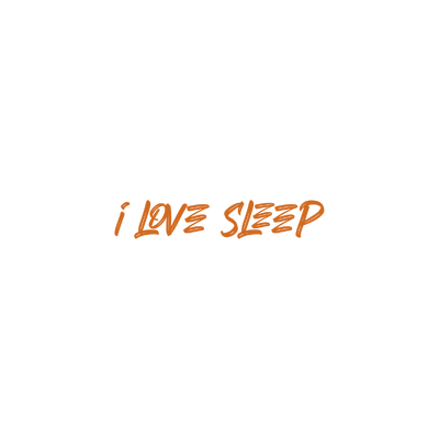 i love sleep quote SVG PNG design
