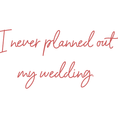 i never planned out my wedding quote SVG PNG design
