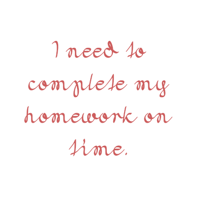 i need to complete my homework on time quote SVG PNG design with hand-drawn style