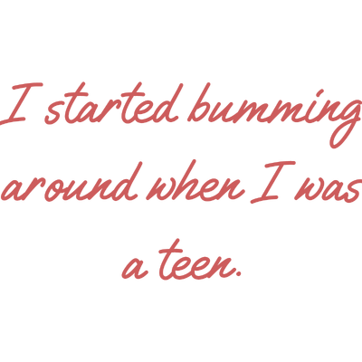 i started bumming around when was a teen quote SVG PNG design
