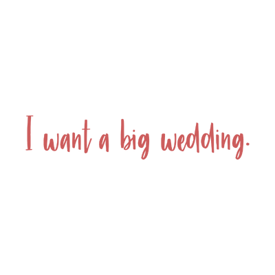 i want a big wedding quote SVG PNG design with bold lettering