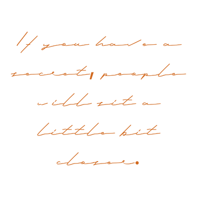 if you have a secret people will sit little bit closer quote SVG PNG design with bold lettering