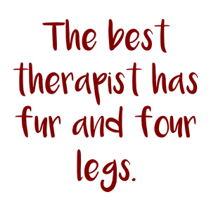 the best therapist has fur and four legs615 quote SVG PNG design with bold lettering