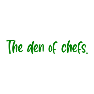 the den of chefs142 quote SVG PNG design with bold lettering