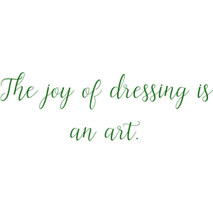 the joy of dressing is an art214 quote SVG PNG design