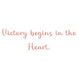 victory begins in the heart130 quote SVG PNG design with an uplifting message