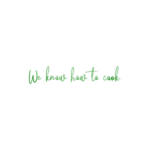 we know how to cook158 quote SVG PNG design with bold lettering