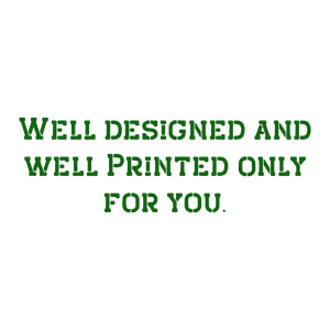 well designed and printed only for you333 quote SVG PNG design with bold lettering
