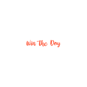 win the day38 quote SVG PNG design with bold lettering