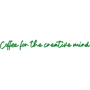 coffee for the creative mind quote SVG PNG design
