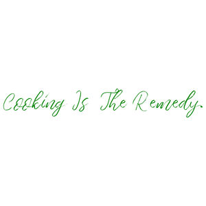 cooking is the remedy quote SVG PNG design with an uplifting message