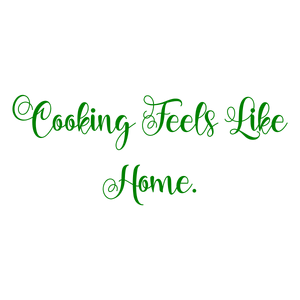 cooking feels like home quote SVG PNG design