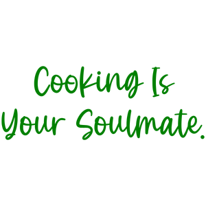 cooking is your soulmate quote SVG PNG design with hand-drawn style, bold lettering