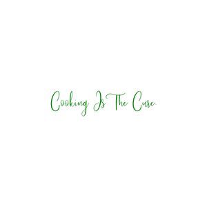 cooking is the cure quote SVG PNG design with bold lettering, an uplifting message