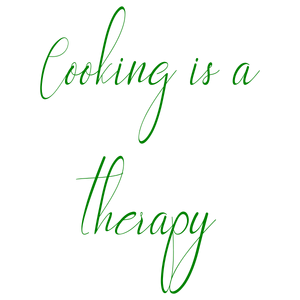 cooking is a therapy quote SVG PNG design with an uplifting message