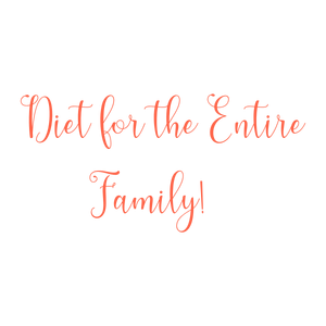 diet for the entire family quote SVG PNG design with an uplifting message