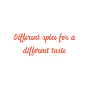 different spice for a taste quote SVG PNG design