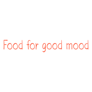 food for good mood quote SVG PNG design with an uplifting message