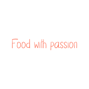 food with passion quote SVG PNG design with bold lettering