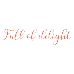 full of delight quote SVG PNG design with bold lettering, an uplifting message