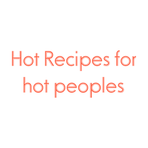 hot recipes for peoples quote SVG PNG design with bold lettering