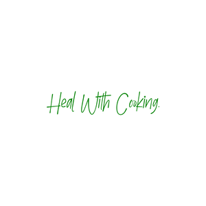 heal with cooking quote SVG PNG design with bold lettering, an uplifting message