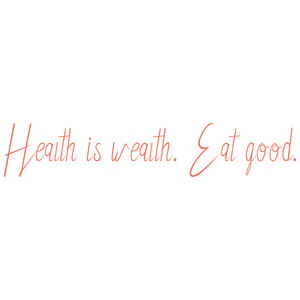 health is wealth eat goodqkfe5guhkhl quote SVG PNG design with an uplifting message
