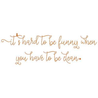 it's hard to be funny when you have clean quote SVG PNG design