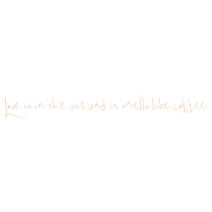 love is in the air and it smells like coffee quote SVG PNG design